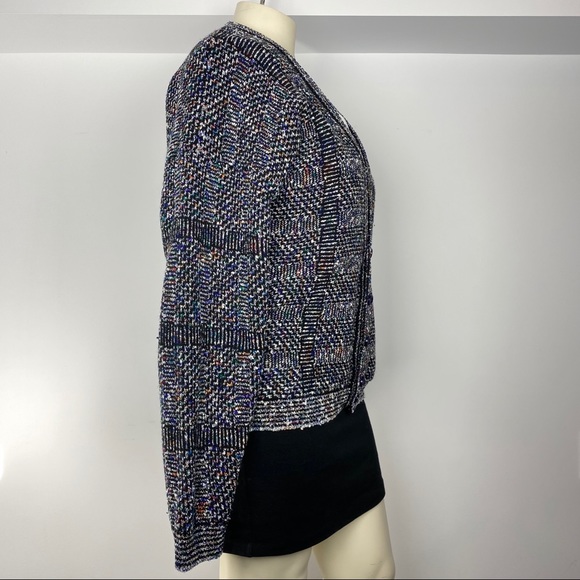 Vtg 80s 90s button front cardigan sweater 2X - Picture 6 of 8